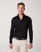 Slim Sateen Long Sleeve Shirt